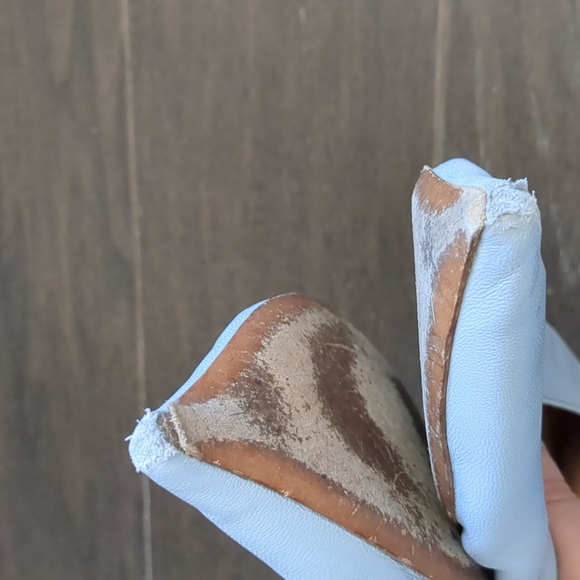 Celine | Shoes | Celine Blue Babouche Stitch Flats | Poshmark